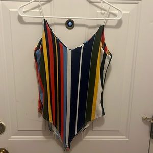Multi Colored Gaze Bodysuit Size Small